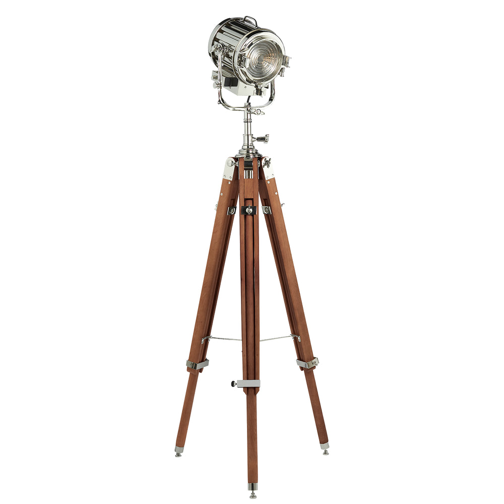 Ralph Lauren Canada - One Light Floor Lamp - Montauk - Mahogany- Union Lighting Luminaires Decor