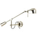 Ralph Lauren Canada - One Light Swing Arm Wall Lamp - RL 67 - Polished Nickel- Union Lighting Luminaires Decor