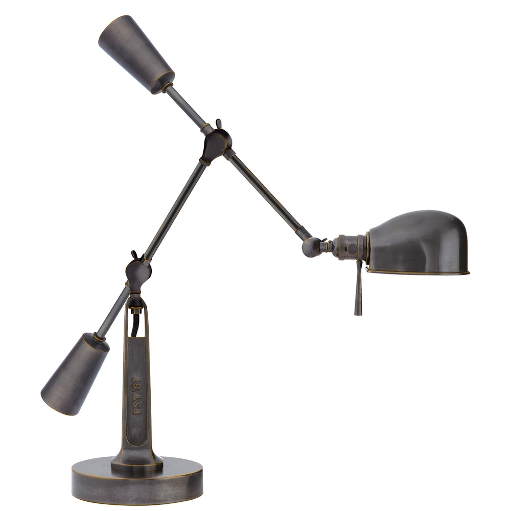 Ralph Lauren Canada - One Light Desk Lamp - RL 67 - Bronze- Union Lighting Luminaires Decor