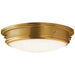 Ralph Lauren Canada - Two Light Flush Mount - Marine Porthole - Natural Brass- Union Lighting Luminaires Decor