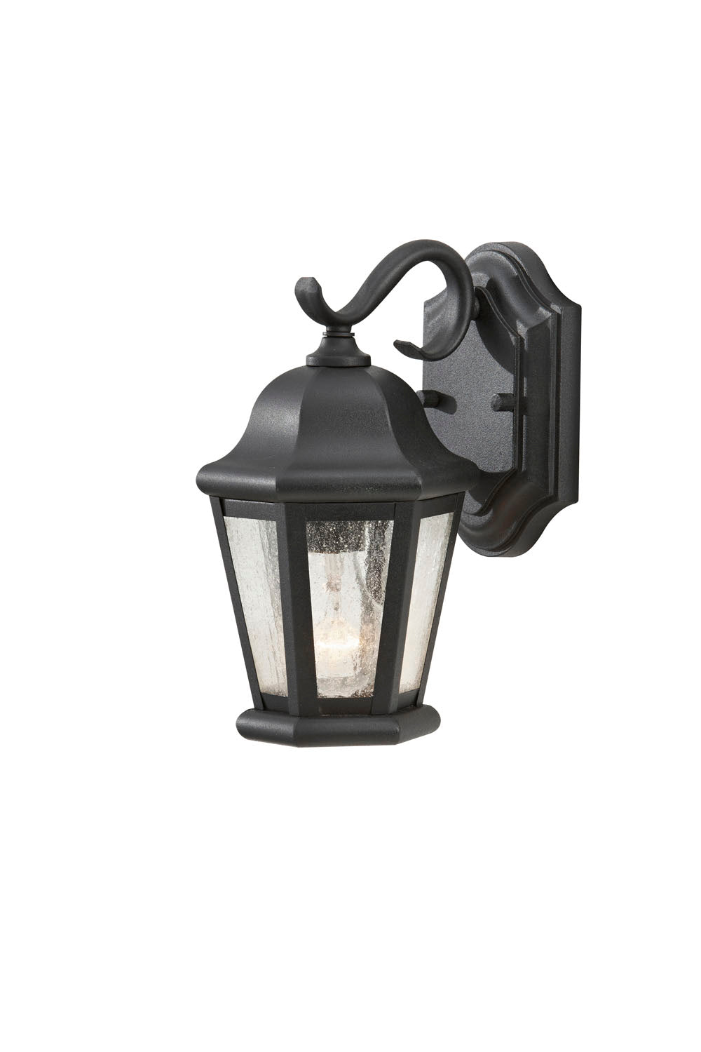 Generation Lighting Canada - One Light Outdoor Wall Lantern - Martinsville - Black- Union Lighting Luminaires Decor