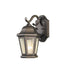 Generation Lighting Canada - One Light Outdoor Wall Lantern - Martinsville - Corinthian Bronze- Union Lighting Luminaires Decor