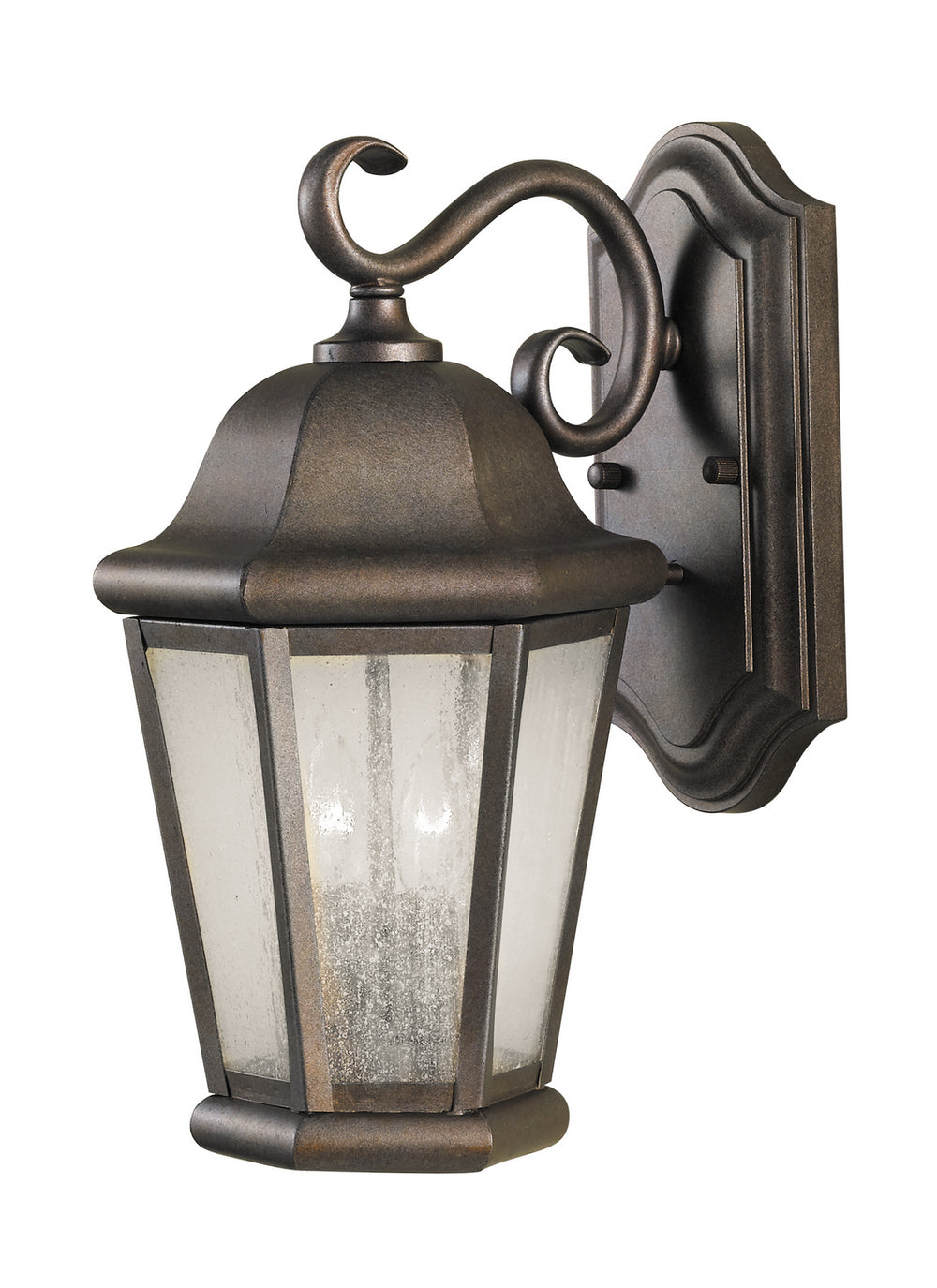 Generation Lighting Canada - Two Light Outdoor Wall Lantern - Martinsville - Corinthian Bronze- Union Lighting Luminaires Decor