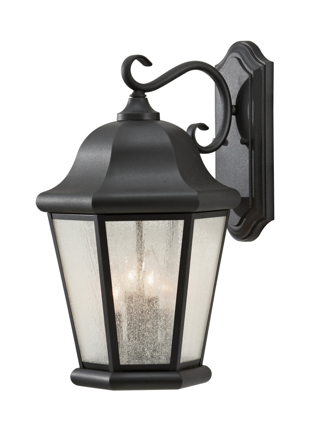 Generation Lighting Canada - Four Light Outdoor Wall Lantern - Martinsville - Black- Union Lighting Luminaires Decor