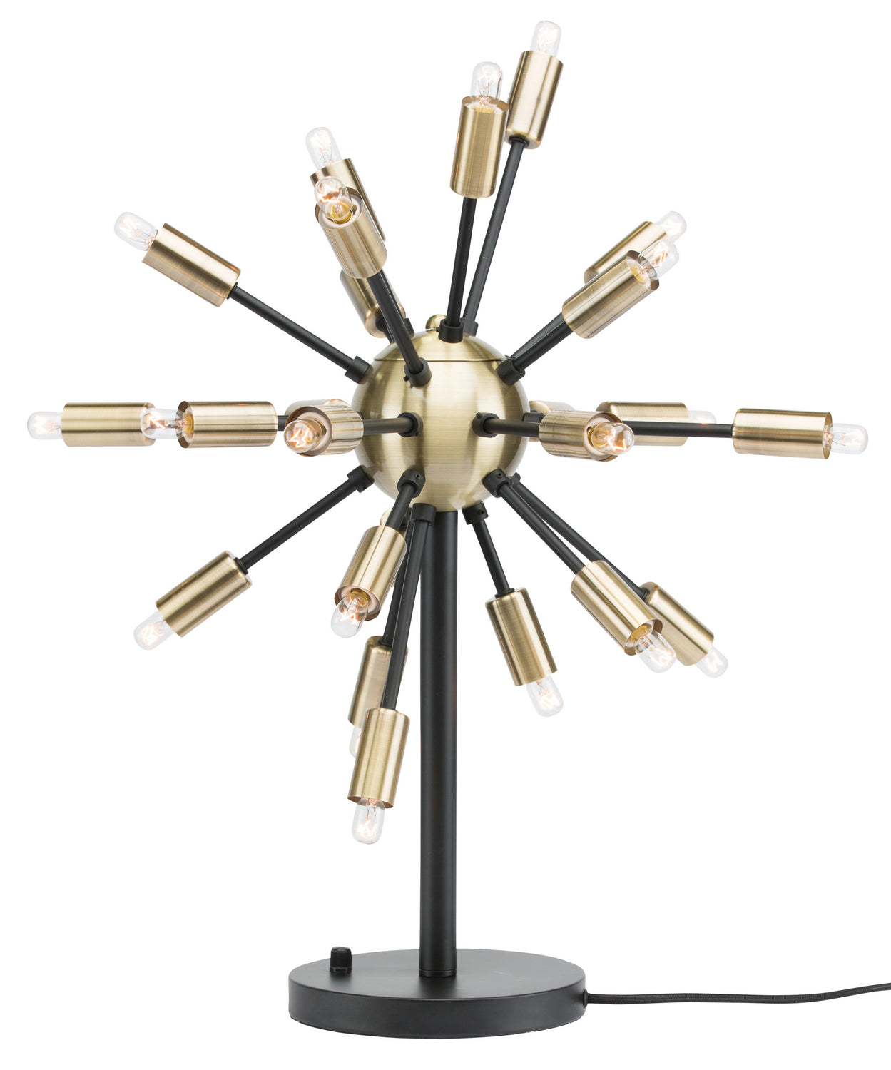 Nuevo Canada - Table Lamp - Sputnik - Antique Brass- Union Lighting Luminaires Decor