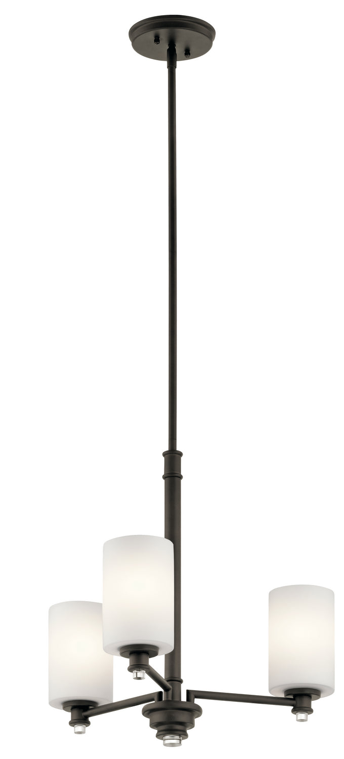 Kichler Canada - Three Light Mini Chandelier - Joelson - Olde Bronze- Union Lighting Luminaires Decor