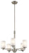 Kichler Canada - Five Light Chandelier - Joelson - Brushed Nickel- Union Lighting Luminaires Decor