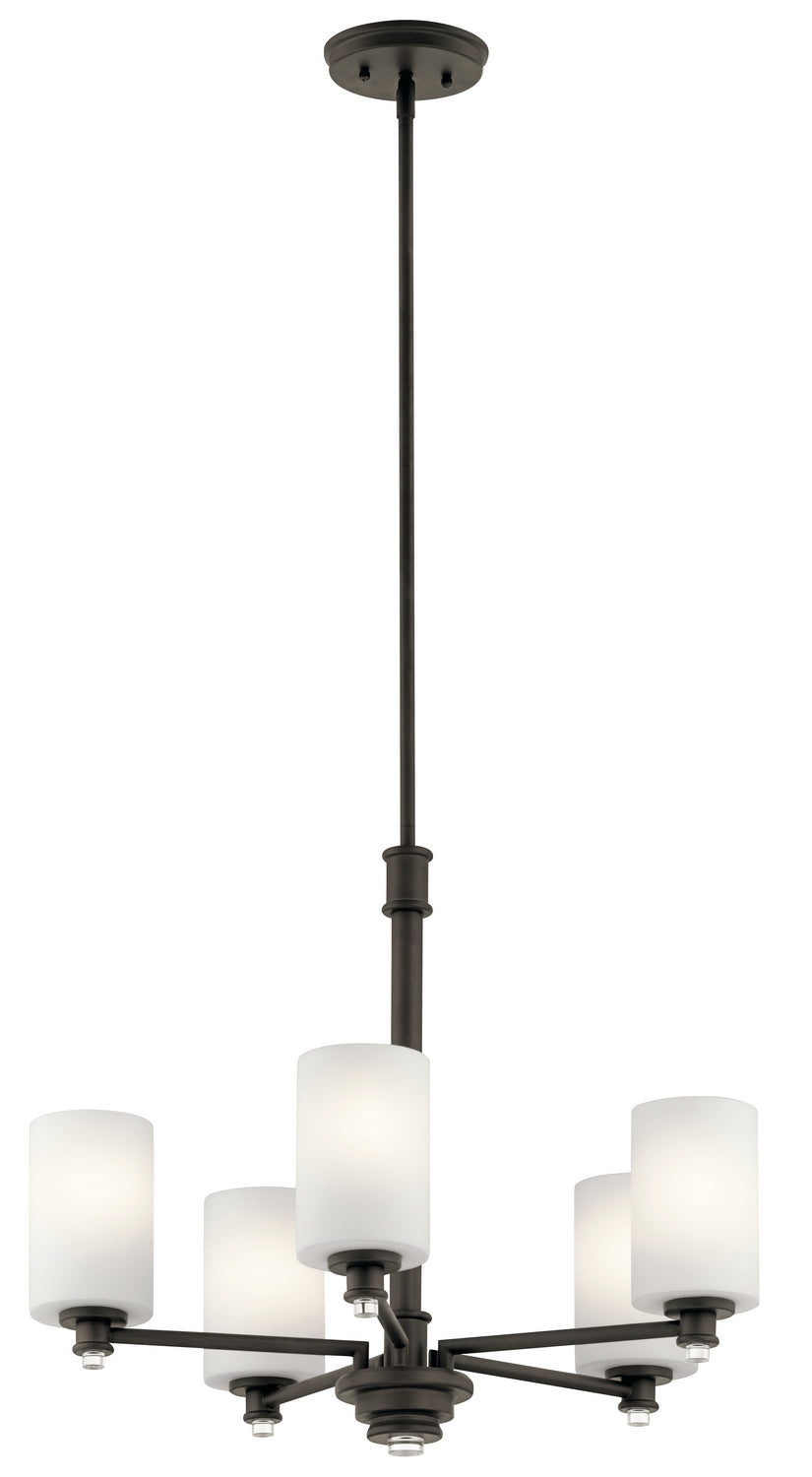Kichler Canada - Five Light Chandelier - Joelson - Olde Bronze- Union Lighting Luminaires Decor