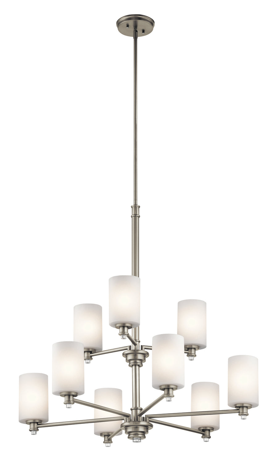 Kichler Canada - Nine Light Chandelier - Joelson - Brushed Nickel- Union Lighting Luminaires Decor