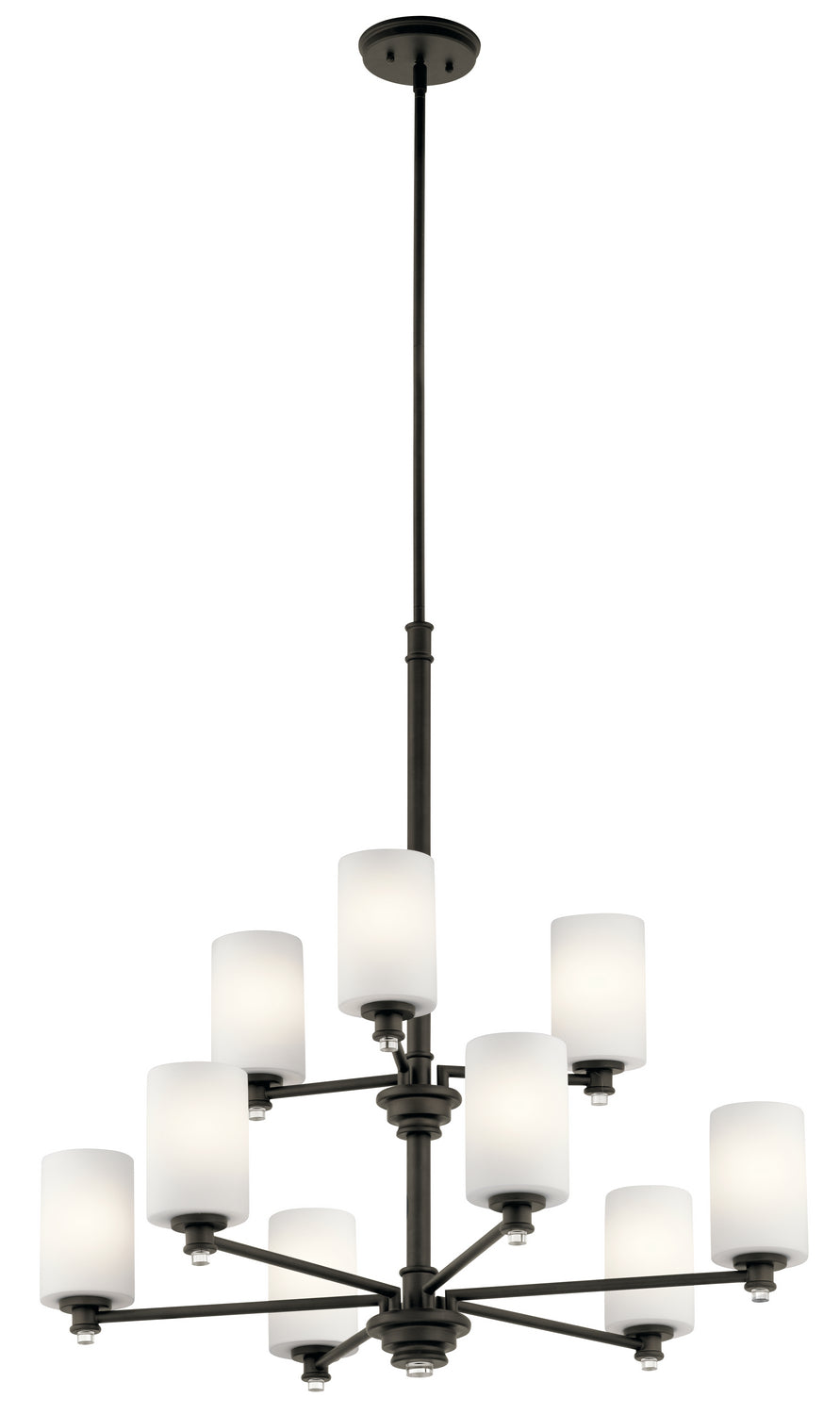 Kichler Canada - Nine Light Chandelier - Joelson - Olde Bronze- Union Lighting Luminaires Decor