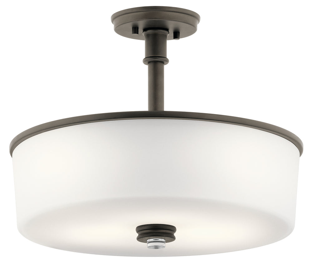 Kichler Canada - Three Light Pendant/Semi Flush - Joelson - Olde Bronze- Union Lighting Luminaires Decor