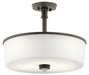 Kichler Canada - Three Light Pendant/Semi Flush - Joelson - Olde Bronze- Union Lighting Luminaires Decor