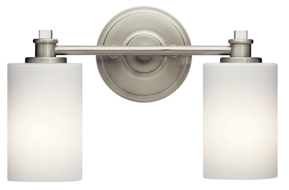 Kichler Canada - Two Light Bath - Joelson - Brushed Nickel- Union Lighting Luminaires Decor