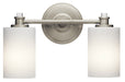 Kichler Canada - Two Light Bath - Joelson - Brushed Nickel- Union Lighting Luminaires Decor