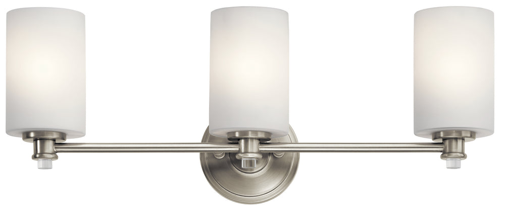 Kichler Canada - Three Light Bath - Joelson - Brushed Nickel- Union Lighting Luminaires Decor