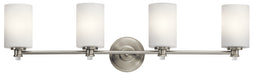 Kichler Canada - Four Light Bath - Joelson - Brushed Nickel- Union Lighting Luminaires Decor