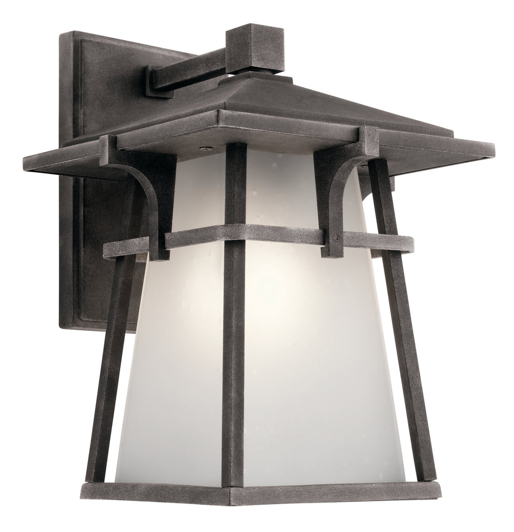 Kichler Canada - One Light Outdoor Wall Mount - Beckett - Weathered Zinc- Union Lighting Luminaires Decor