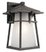 Kichler Canada - One Light Outdoor Wall Mount - Beckett - Weathered Zinc- Union Lighting Luminaires Decor