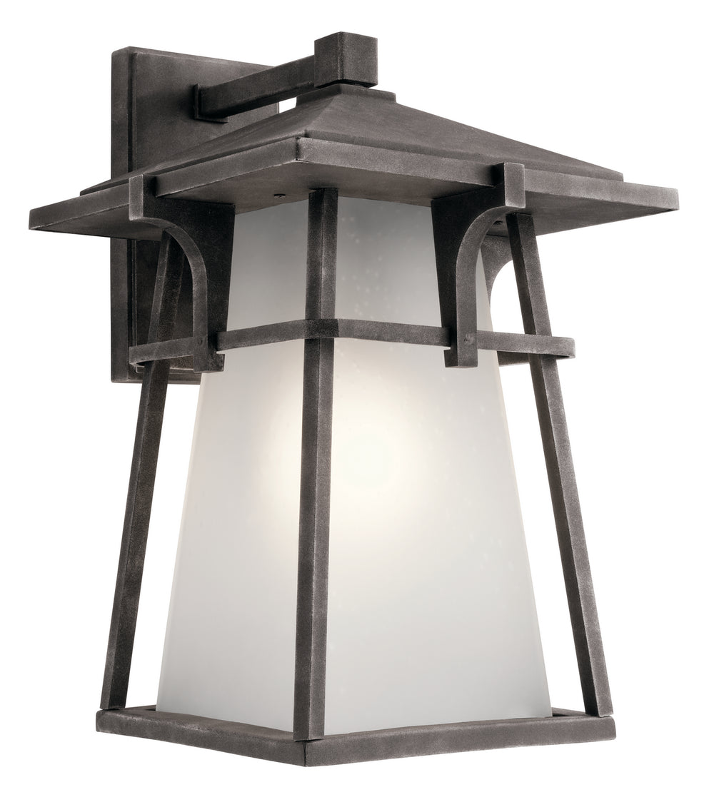 Kichler Canada - One Light Outdoor Wall Mount - Beckett - Weathered Zinc- Union Lighting Luminaires Decor