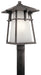 Kichler Canada - One Light Outdoor Post Mount - Beckett - Weathered Zinc- Union Lighting Luminaires Decor