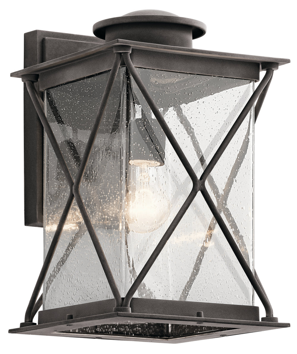 Kichler Canada - One Light Outdoor Wall Mount - Argyle - Weathered Zinc- Union Lighting Luminaires Decor