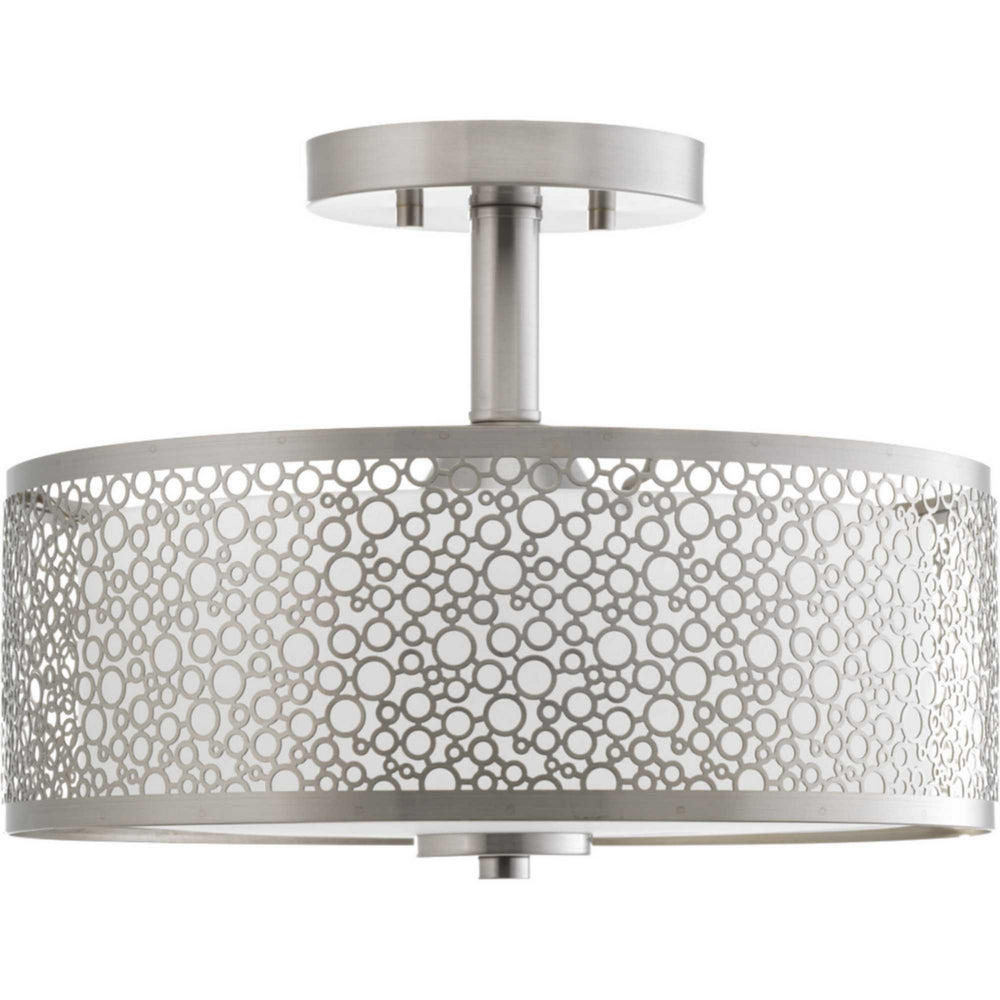 Progress Canada - LED Semi-Flush Mount - Mingle LED - Brushed Nickel- Union Lighting Luminaires Decor