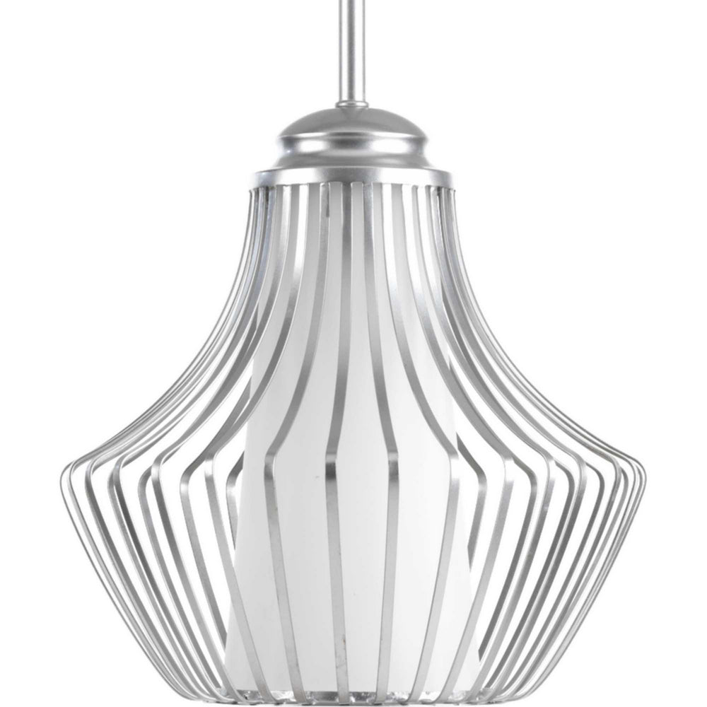 Progress Canada - One Light Pendant - Finn - Metallic Silver- Union Lighting Luminaires Decor