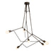 Hubbardton Forge - Six Light Outdoor Pendant - Divergence - Coastal Bronze- Union Lighting Luminaires Decor
