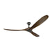 Visual Comfort Fan Canada - 70" Ceiling Fan - Maverick - Matte Black- Union Lighting Luminaires Decor