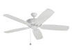 "Generation Lighting Canada. - 60"Ceiling Fan - Colony - Matte White- Union Lighting Luminaires Decor"