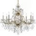 Crystorama - Nine Light Chandelier - Maria Theresa - Gold- Union Lighting Luminaires Decor