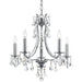 Crystorama - Five Light Chandelier - Cedar - Polished Chrome- Union Lighting Luminaires Decor