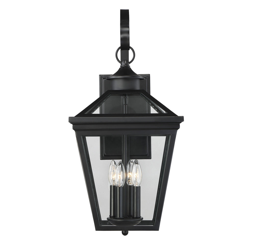 Savoy House Canada - Four Light Outdoor Wall Lantern - Ellijay - Black- Union Lighting Luminaires Decor