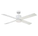 Meridian - 52" Ceiling Fan - Dayton - White- Union Lighting Luminaires Decor