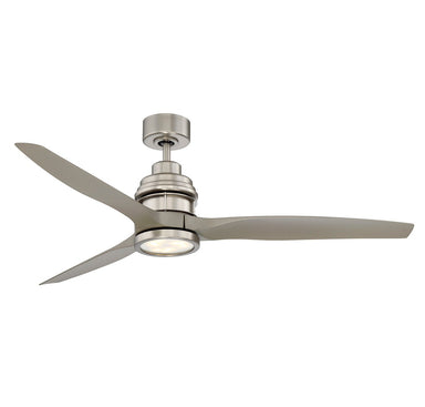 Meridian - 60" Ceiling Fan - La Salle - Brushed Nickel- Union Lighting Luminaires Decor