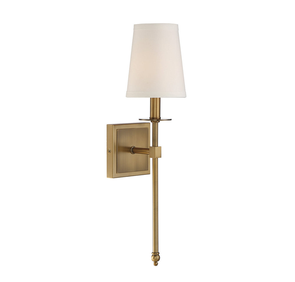 Savoy House Canada - One Light Wall Sconce - Monroe - Warm Brass- Union Lighting Luminaires Decor