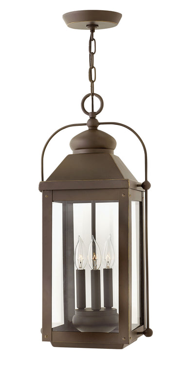 Hinkley Canada - LED Hanging Lantern - Anchorage - Light Oiled Bronze- Union Lighting Luminaires Decor