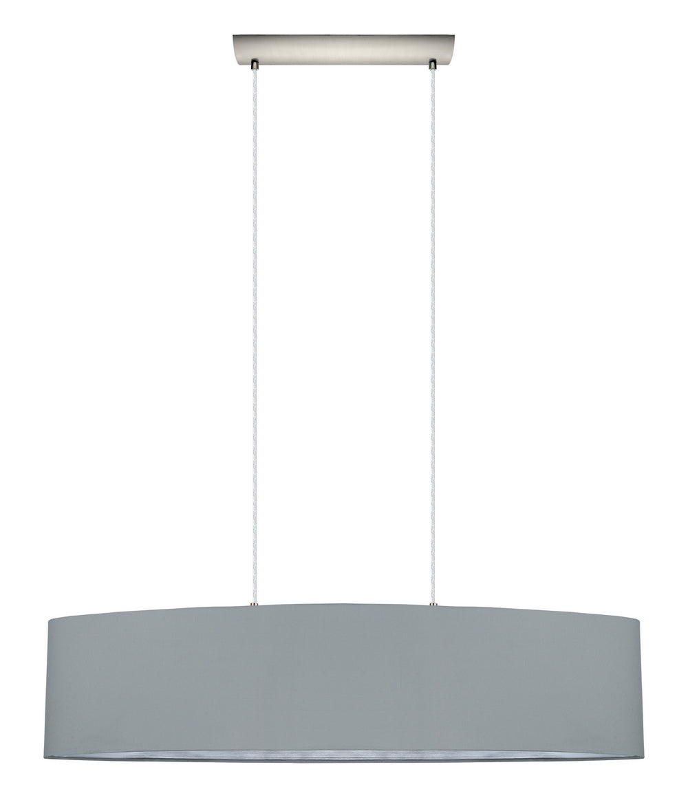 Eglo Canada - Two Light Pendant - Maserlo - Satin Nickel- Union Lighting Luminaires Decor