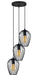 Eglo Canada - Three Light Pendant - Newtown - Black- Union Lighting Luminaires Decor