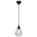 Eglo Canada - One Light Pendant - Tarbes - Matte Black- Union Lighting Luminaires Decor