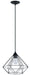 Eglo Canada - One Light Pendant - Tarbes - Matte Black- Union Lighting Luminaires Decor