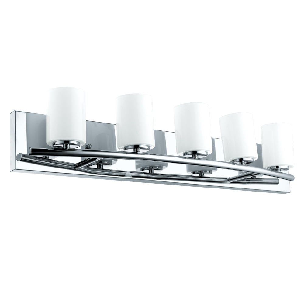 Eglo Canada - Five Light Bath/Vanity - Abete - Chrome- Union Lighting Luminaires Decor