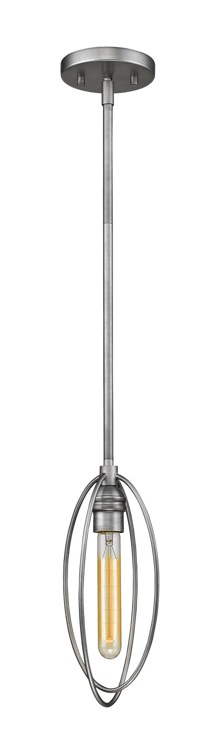 Z-Lite Canada - One Light Pendant - Persis - Old Silver- Union Lighting Luminaires Decor