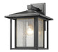 Z-Lite Canada - One Light Outdoor Wall Light - Aspen - Black- Union Lighting Luminaires Decor