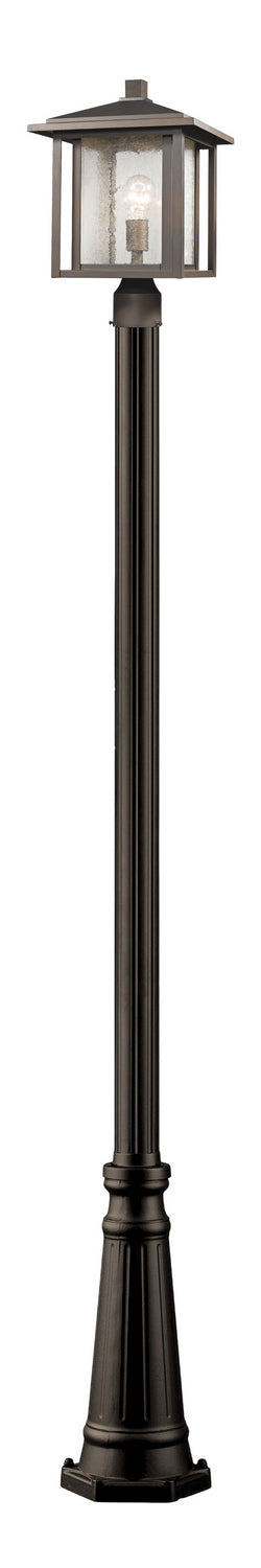 Z-Lite Canada - One Light Outdoor Post Mounted Fixture - Aspen - Oil Rubbed Bronze- Union Lighting Luminaires Decor