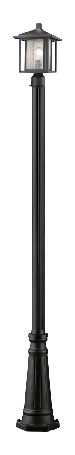 Z-Lite Canada - One Light Outdoor Post Mounted Fixture - Aspen - Black- Union Lighting Luminaires Decor