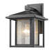 Z-Lite Canada - One Light Outdoor Wall Light - Aspen - Black- Union Lighting Luminaires Decor