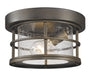 Z-Lite Canada - One Light Outdoor Flush Mount - Exterior Additions - Oil Rubbed Bronze- Union Lighting Luminaires Decor