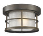 Z-Lite Canada - One Light Outdoor Flush Mount - Exterior Additions - Oil Rubbed Bronze- Union Lighting Luminaires Decor