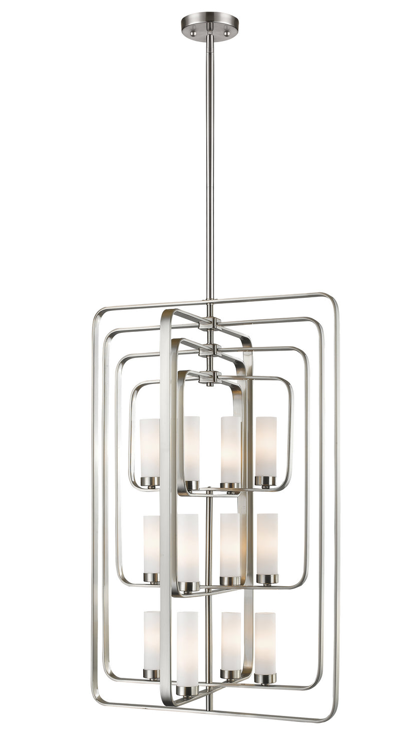 Z-Lite Canada - 12 Light Chandelier - Aideen - Brushed Nickel- Union Lighting Luminaires Decor